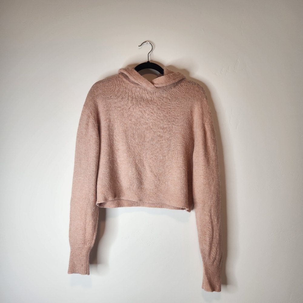 Aritzia Little Moon Wool Blend Sweater Hoodie Size Small